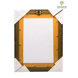 ADA Handicraft Red & Yellow Maa Lakshmi Religious Wooden Wall Art-picture-13