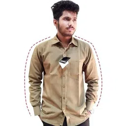 ada vastram Men Regular Fit Solid Slim Collar Formal Shirt-picture-13