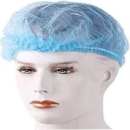 Adaamya� Disposable Stretchable Blue Caps Cover Hair-50 Pieces-picture-32