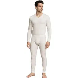 adam phillip Men's V-Neck Thermal Top and Lower Set Streachable Winter wear with Stay Warm & Stay Fresh Technology Full Sleeves Body Warmer Set for Men- Pack of 1-picture-53