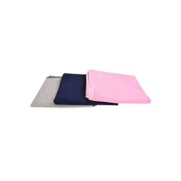 Adbeni Infants Pink & Navy Blue 3 Pieces 210 GSM Waterproof Mattress Protectors-picture-40