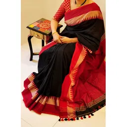 adbutiq Woven Handloom Handloom Pure Cotton Saree-picture-27