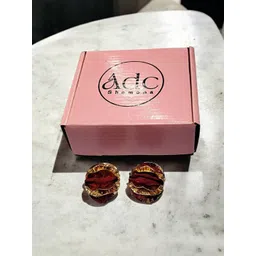 ADC SHEMONA Gold-Plated Contemporary Studs-picture-13