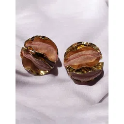 ADC SHEMONA Gold-Plated Contemporary Studs image 5