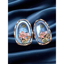 ADC SHEMONA Oval Studs Earrings-picture-30