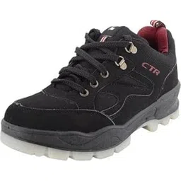 add gear CTR Trekking Shoes Anti-Skid Hiking, Mountain Boots for Men and Women in Action (Black)-picture-2