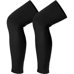 add gear Leg Sleeves - Unisex Non-Slip UV Protection thigh sleeves with mild Compression Full Length Leg Sleeves for Cycling Running and outdoor Sports (1 pair)-picture-27