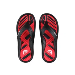 Adda Men Black & Red Colourblocked Thong Flip-Flops-picture-23