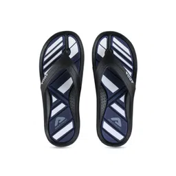 Adda Men Black Striped Thong Flip-Flops-picture-37