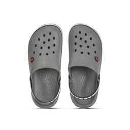 Adda Men Grey & Black Clogs-picture-40