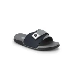 Adda Men Grey & White Rubber Sliders-picture-34