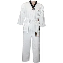 Addiction Taekwondo Dress Uniform - White Costume for Women, Men, Boys, Girls - Suit with Belt-picture-50