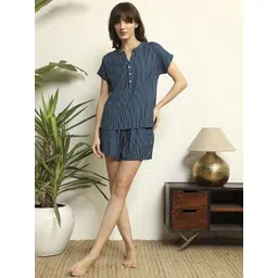 ADDYVERO Women Striped Night suit-picture-20