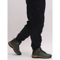 adeboy Men Contrast Sole High-Top Sneakers-picture-32