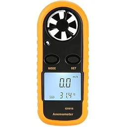 ADEPT Digital Anemometer Wind-Speed Gauge Meter LCD Handheld Airflow YELLOW-picture-26