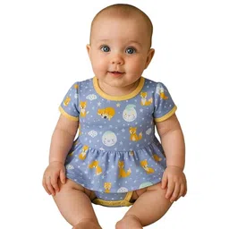 Adhigams Girls Printed Cotton Romper-picture-13