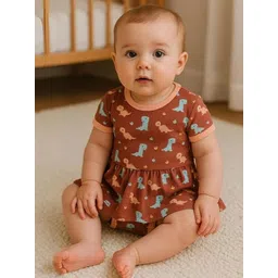 Adhigams Kids Printed Cotton Romper-picture-18