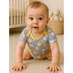 Adhigams Kids Printed Cotton Romper-picture-33