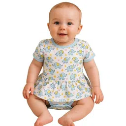 Adhigams Kids Printed Cotton Romper-picture-19