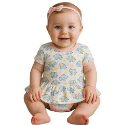 Adhigams Kids Printed Cotton Romper-picture-26