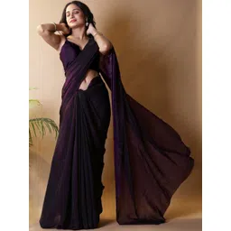 ADHIRITI Silk Blend Saree image 1