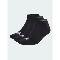 adidas Black Ankle Socks Pair of 3 - S-picture-21