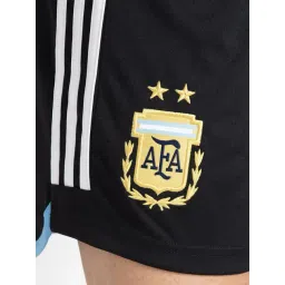 adidas Black ARGENTINA 22 HOME Striped Sports Shorts image 4