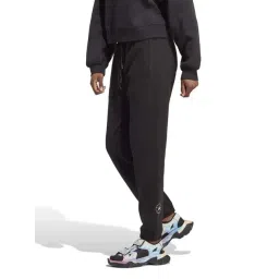 ADIDAS Black Cotton Plain Trackpants-picture-37