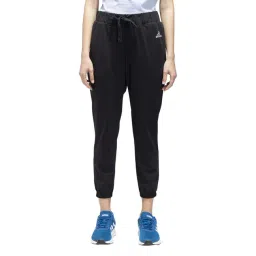 ADIDAS Black Cotton Plain Trackpants-picture-20