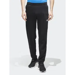 Adidas Black Cotton Regular Fit Printed Sports Trackpants-picture-20