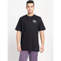 Adidas Black Cotton Regular Fit Printed T-Shirt-picture-33