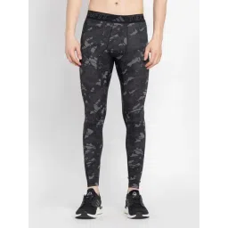 Adidas Black Fitted Fit Printed Sports Tights-picture-23
