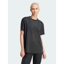 Adidas Black Loose Fit Sports T-Shirt-picture-29