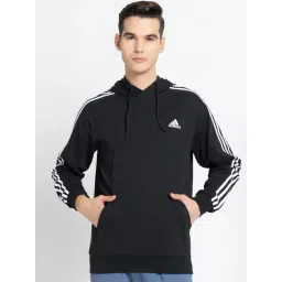 Adidas Black M 3S FL HD Hoodie-picture-20