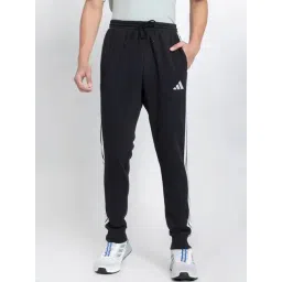 Adidas Black M 3S FT TC PT Trackpants-picture-36