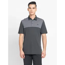 adidas Black Regular Fit Printed Sports Polo T-Shirt-picture-41