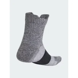 adidas Black RUNxCUSHIONED Color Block Mid Socks - M-picture-42