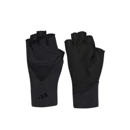 adidas Black Solid Gloves-picture-19
