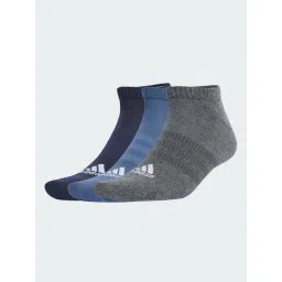 adidas Blue Ankle Socks Pair of 3 - S-picture-19