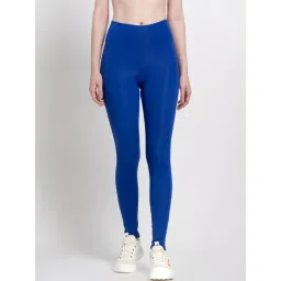 adidas Blue Mid Rise Sports Tights-picture-36