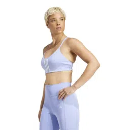 ADIDAS Blue Plain Sports Bra-picture-30