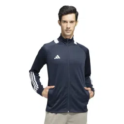 Adidas Blue Regular Fit Sports Jacket-picture-14