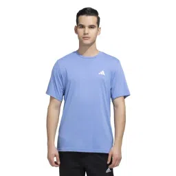 Adidas Blue Regular Fit Sports T-Shirt-picture-17