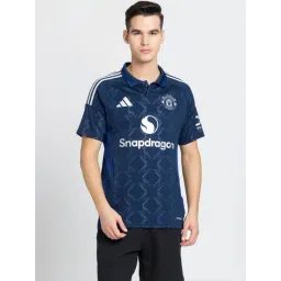 Adidas Blue Slim Fit Printed Jersey-picture-24
