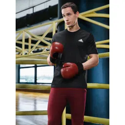 ADIDAS Brand Logo Print Detail Aeroready Designed For Movement Training T-shirt-picture-26