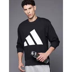 ADIDAS Brand Logo Print Relaxed Sweatshirt-picture-38