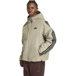 ADIDAS Essentials CLIMAWARM 3 Stripes Insulated Hooded Jackets-picture-22