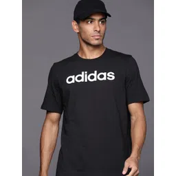 ADIDAS Essentials Single Jersey Linear Embroidered Logo T-shirt-picture-12