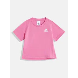 ADIDAS Girls Round Neck T-shirt-picture-11