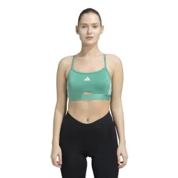 Adidas Green Fitted Printed Sports Bra-picture-17